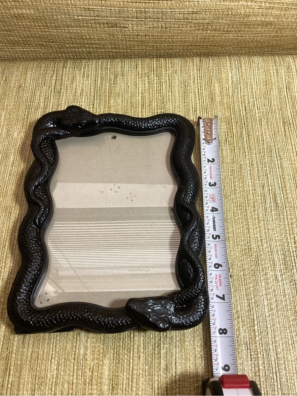 Black Resin Snake Frame Decorative Photo Frame - Brand Unspecified holds 5x7